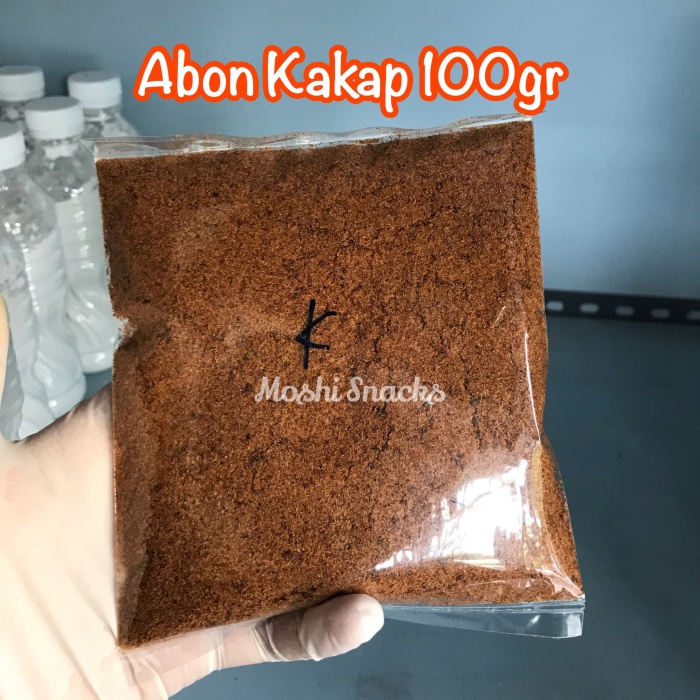 

ABON- SAMBELINGKUNG / ABON IKAN KAKAP ASLI BANGKA 100GR -MAKANAN-KERING.