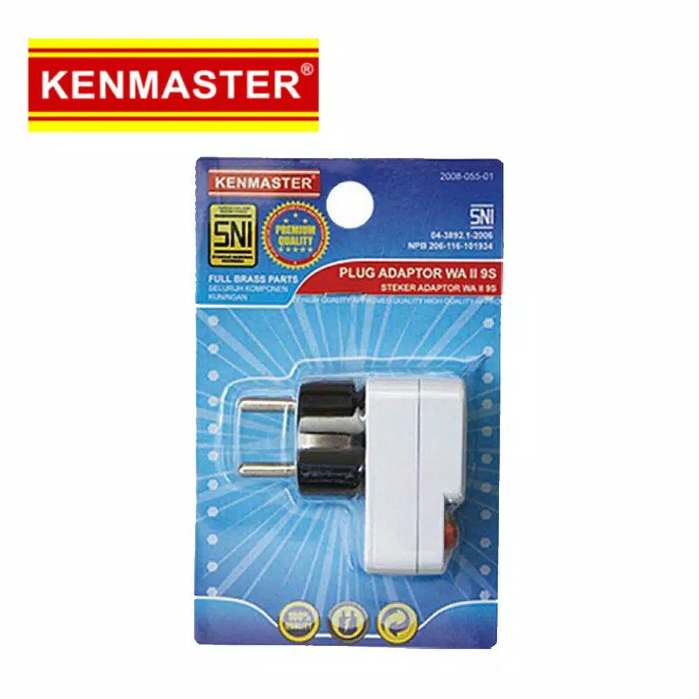 Kenmaster XX-508C WA-II-9S Steker On Off Untuk 2 Atau 3 Kaki