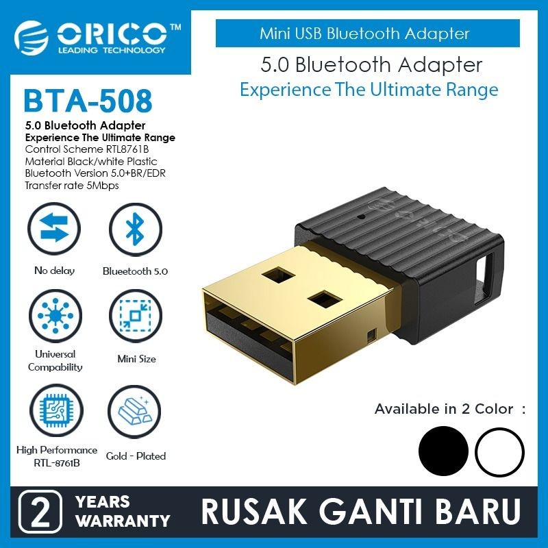 ORICO BTA-508 USB Bluetooth Dongle V5.0 Adapter