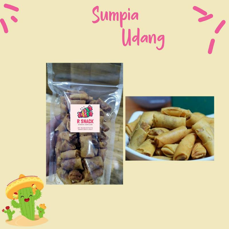 

Camilan sumpia udang termurah 250 gr r'snack by mama fitato