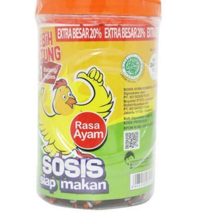 

ゲ SOSIS SO NICE SIAP MAKAN RASA AYAM / SOSIS SO NICE SIAP MAKAN RASA SAPI / SOSIS IKAN SO NICE SIAP MAKAN RASA OTAK-OTAK KEMASAN TOPLES termurah se indonesia