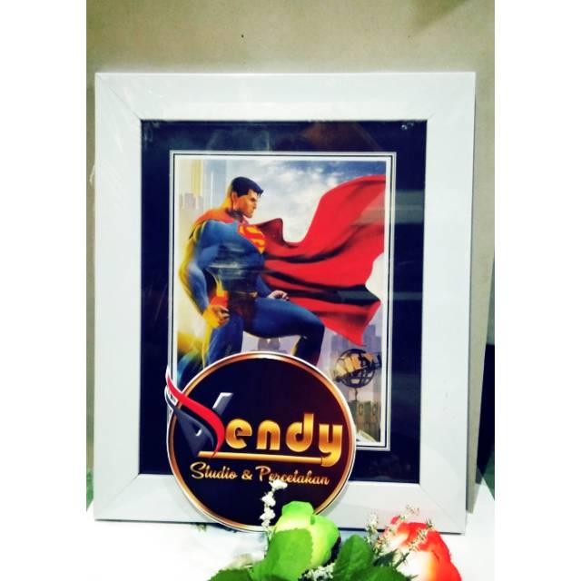 FIGURA FOTO 8/10R PAS (20X25 cm) putih polos