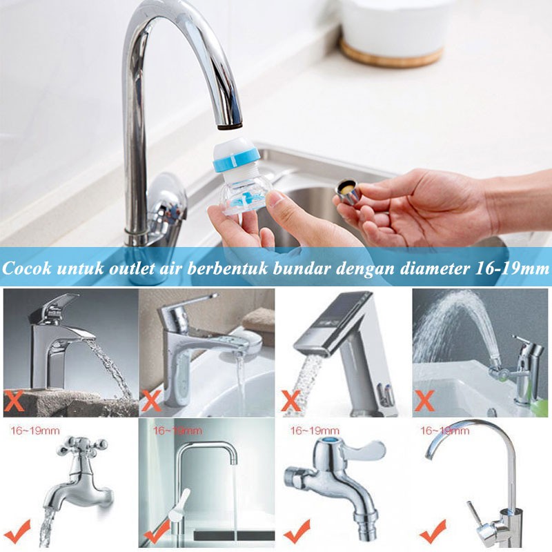 [Kaizen Living] Saringan Kran Air / Water Filter / Sambungan Keran Air Filter Faucet