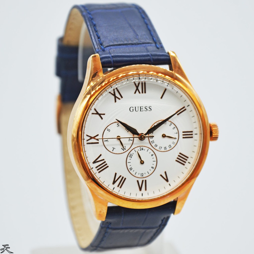 GUESS W1130G4 - Jam Tangan Pria - Biru