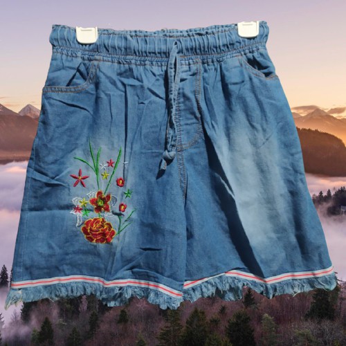 Celana Hotpans Jeans Bordir Aneka Motif