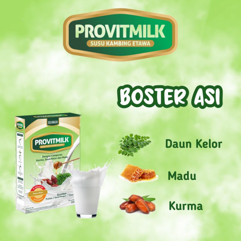 SUSU PELANCAR ASI SUSU KAMBING PLUS HERBAL KELOR