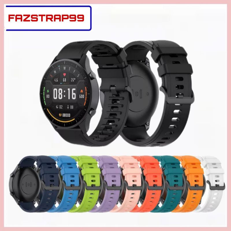 Strap Silicone 22mm For Jam Tangan Xiaomi Mi Watch Color / Mi Watch Color 2 / Mi Watch Color Sport