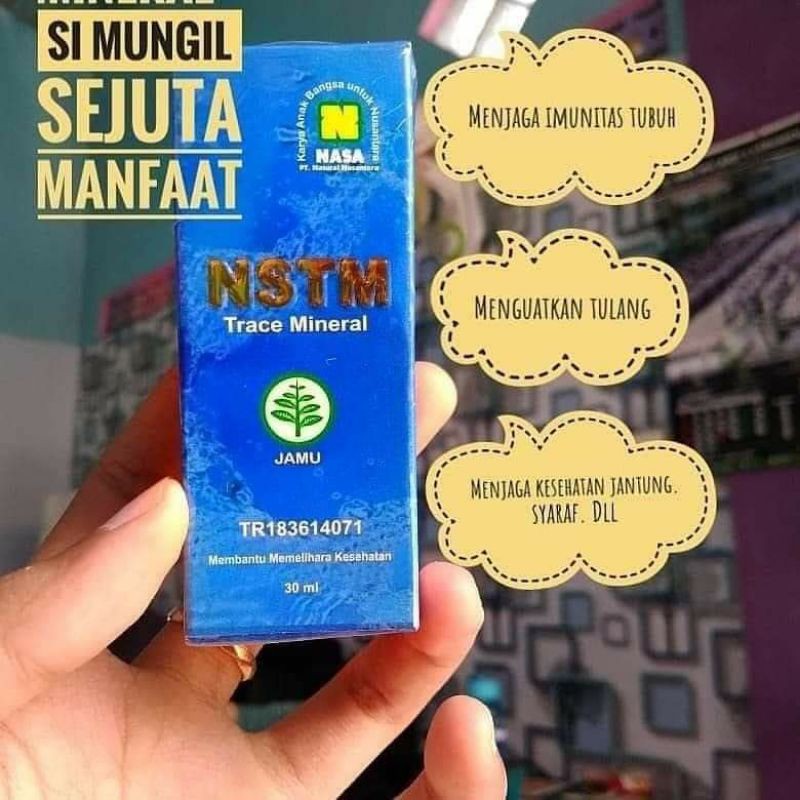 

NSTM NASA ASLI NSTM ORI 100% SUPER TRACE MINERAL OBAT TETES OBAT DIABETES OBAT DARAH TINGGI OBAT LAMBUNG OBAT KOLESTROL ASAM URAT