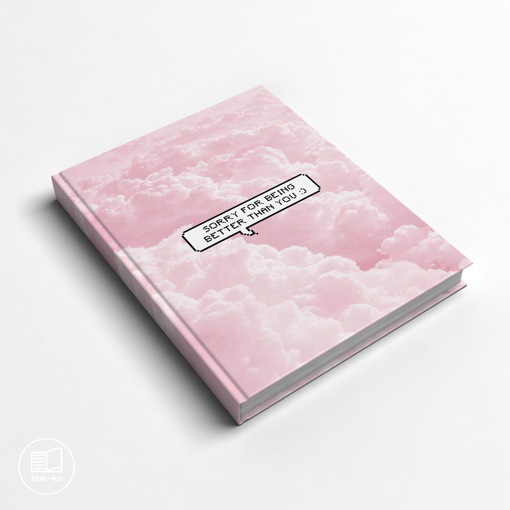 

Buku Custom Notebook Catatan Tulis Sekolah kuliah notes agenda planner good vibes lucu kado