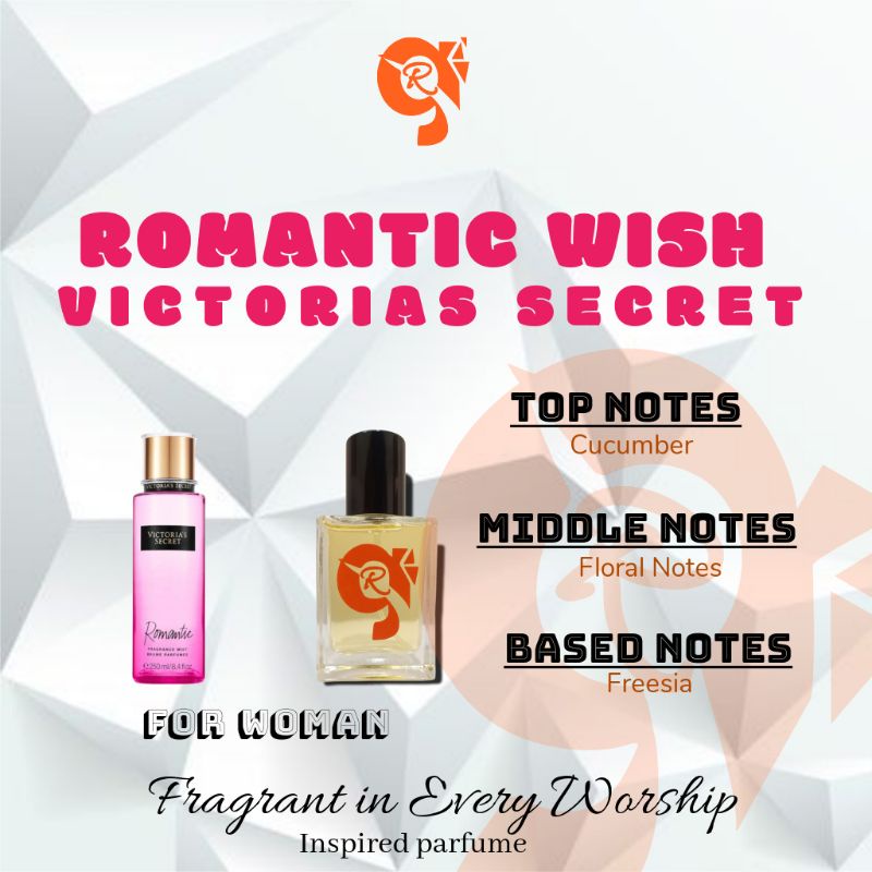 roman wish victoria secret edp eau de parfume unisex pria wanita cewek cowok laki perempuan best sel