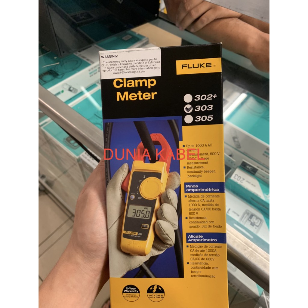 Digital Clamp Meter / Tang Ampere Fluke 303 Ori