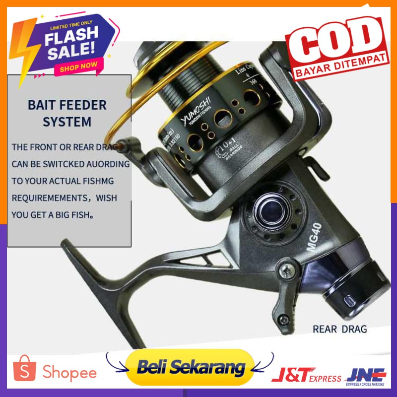 YUMOSHI MG60 Reel Pancing 11 Ball Bearing