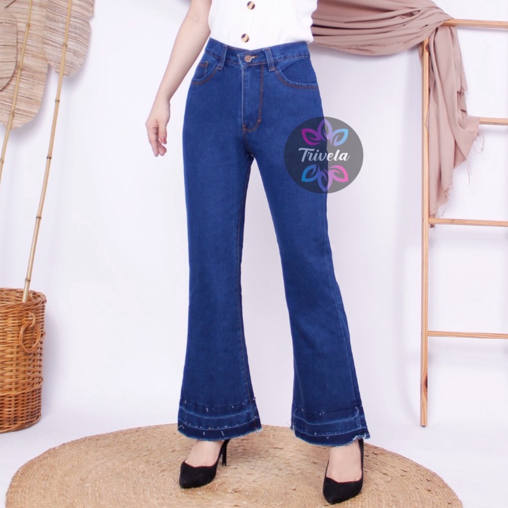 TRIVELA - BOYFRIEND JEANS CUTBRAY TEBAL ZR77 / BOYFRIEND CUTBRAY ZR 77