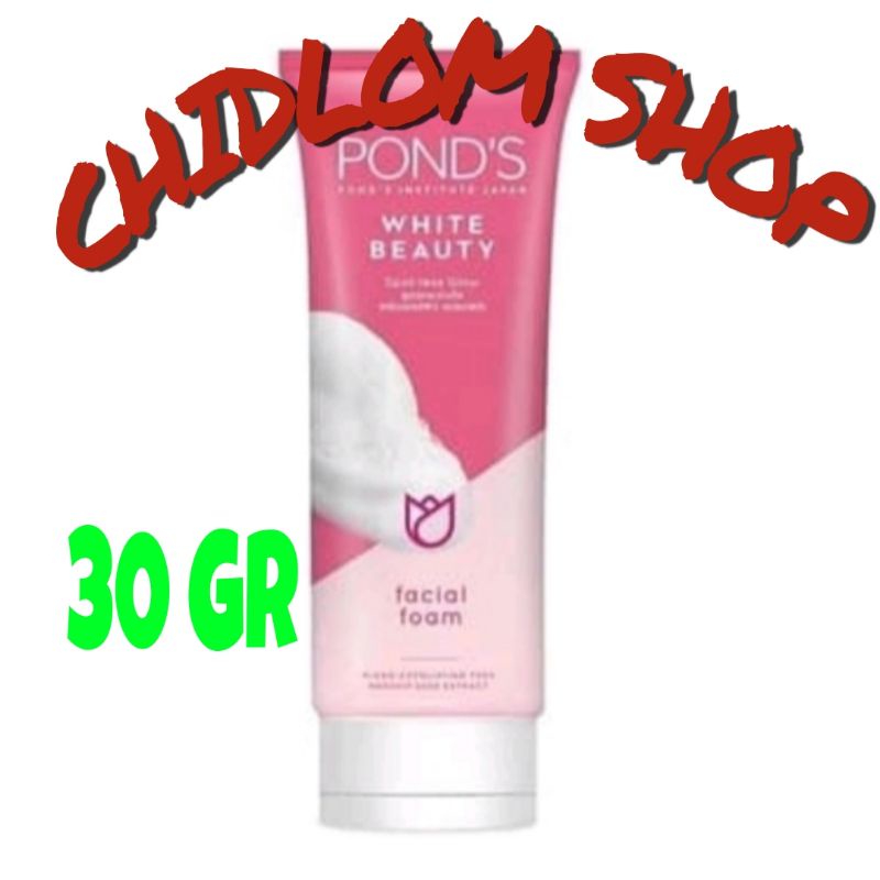 Pond's White Beauty Facial Foam 100 Gr  All Varian - 30 Gr murah