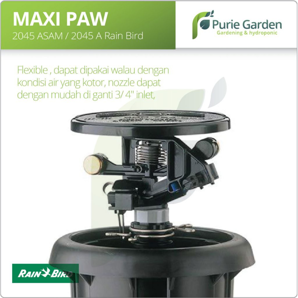 Impact Sprinkler Maxi Paw 2045 A-SAM Rain Bird PG KDR