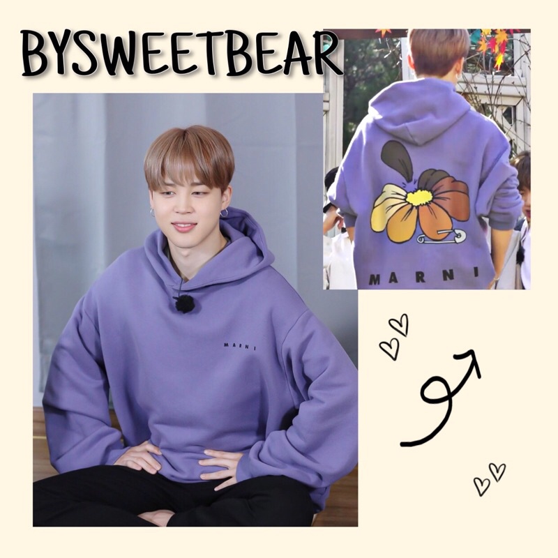 JIMIN BTS HOODIE 'FLOWER' Unofficial