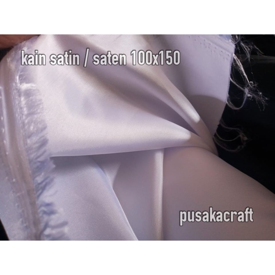 Kain satin atau saten kahatex 100x150
