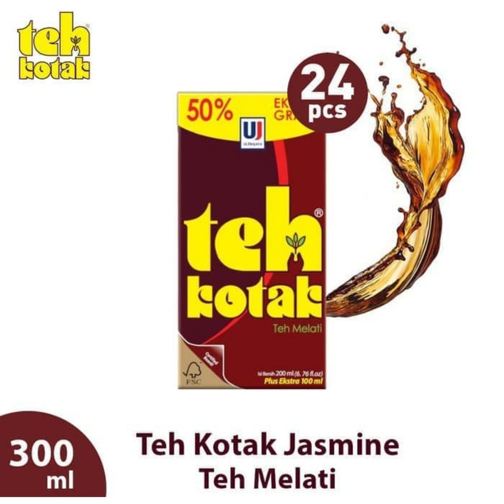 

Teh Kotak Jasmine Tea 300ml 1 dus isi 24