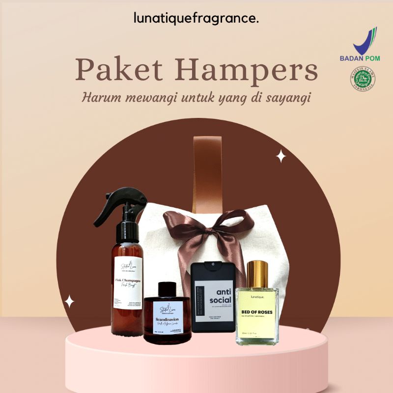 

Paket Hadiah / Gift Hampers / Kado Ultah / Kado Graduation Set Diffuser Dan Parfum Premium By Lunatiqueindonesia