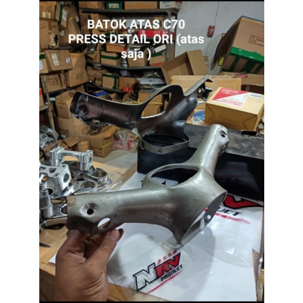 BATOK LAMPU DEPAN HONDA C70 / BATOK DEPAN C70 BAHAN PLAT BESI