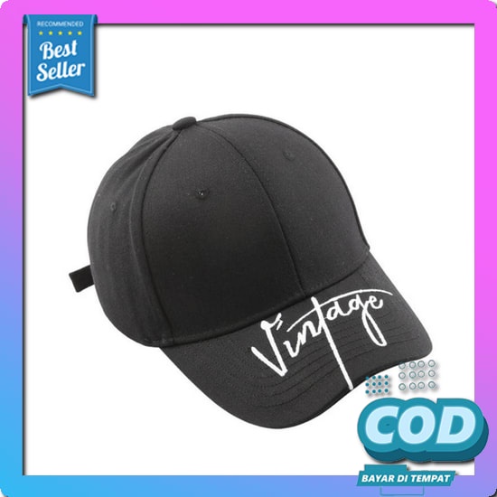 BerkualitasTopiDistroTruckerJaringJuventusKerenTextHitamQualityTopiJaringPriaWanitaBaseballCap:Vinta