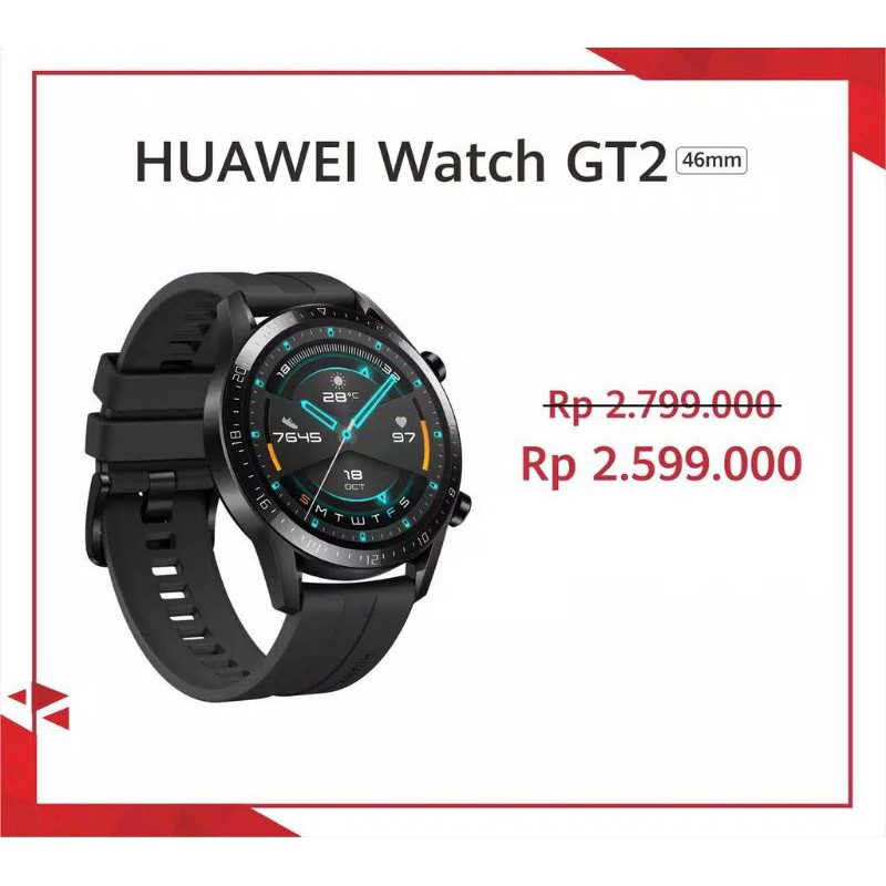 Jual Huawei Watch GT2 46mm Sport Edition Indonesia|Shopee Indonesia