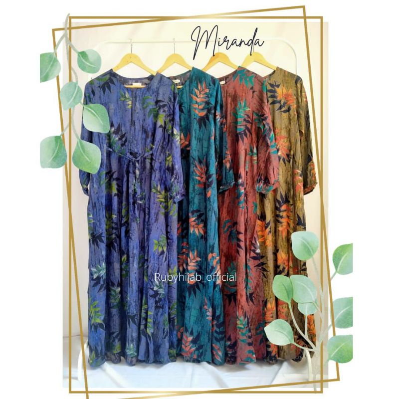 Homedress Miranda by Ruby hijab #omeramuslimstore