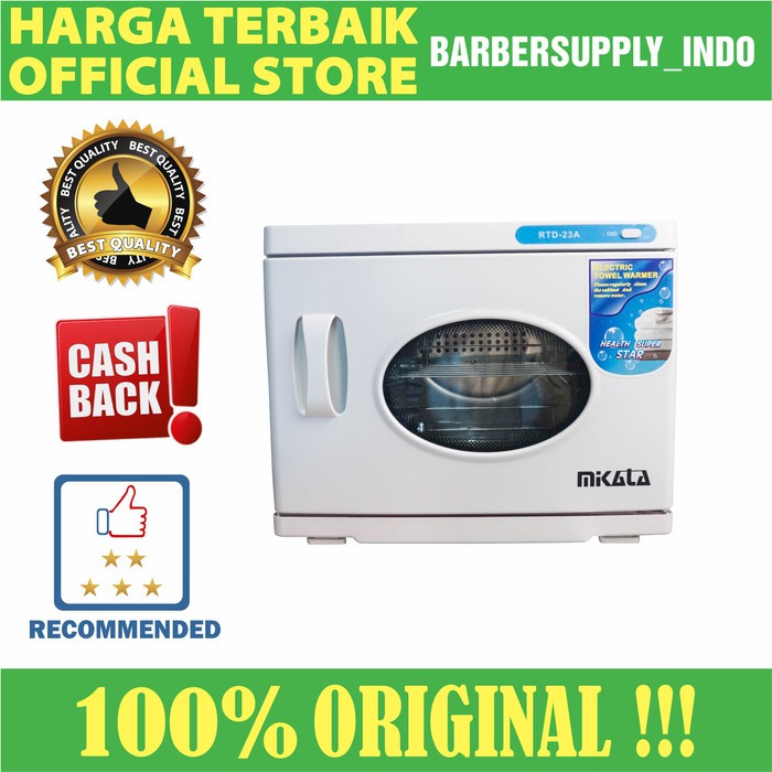 Towel Warmer Penghangat Handuk Mesin Hot Towel 2 Rak Sinar UV Barber dan salon