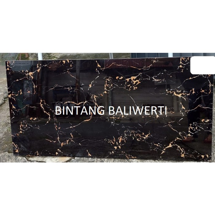 Granit 60x120 Hitam Marmer Kilap / Granit 120x60 Glossy