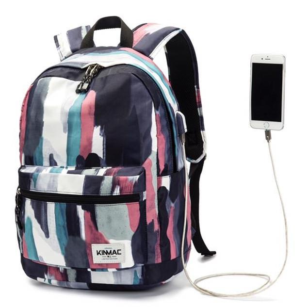 """] KINMAC WATER COLOR Tas Laptop Backpack Tas Ransel Tas Sekolah