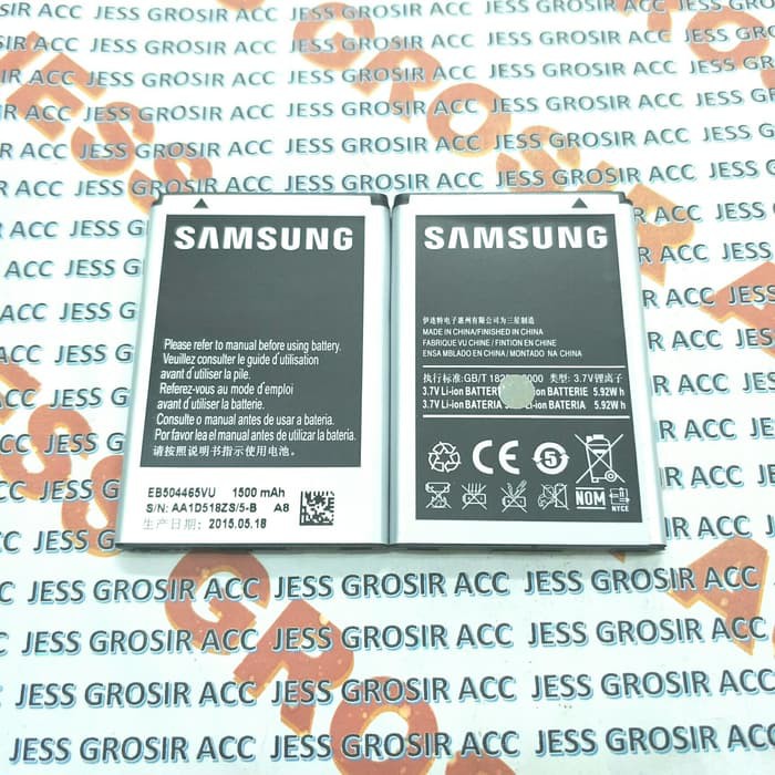 Baterai Battery Original SAMSUNG Spica i5700 , i8910 Omnia EB504465VU