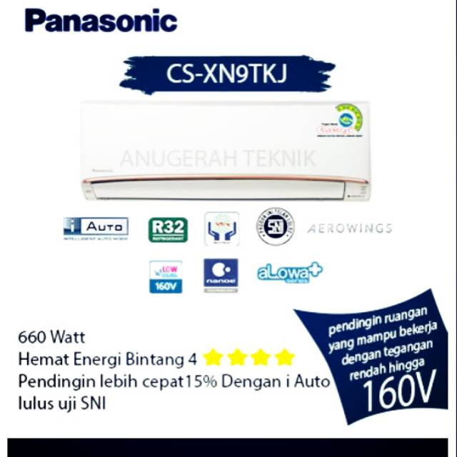 Ac Panasonic 1PK CS/CU XN9TKJ R32