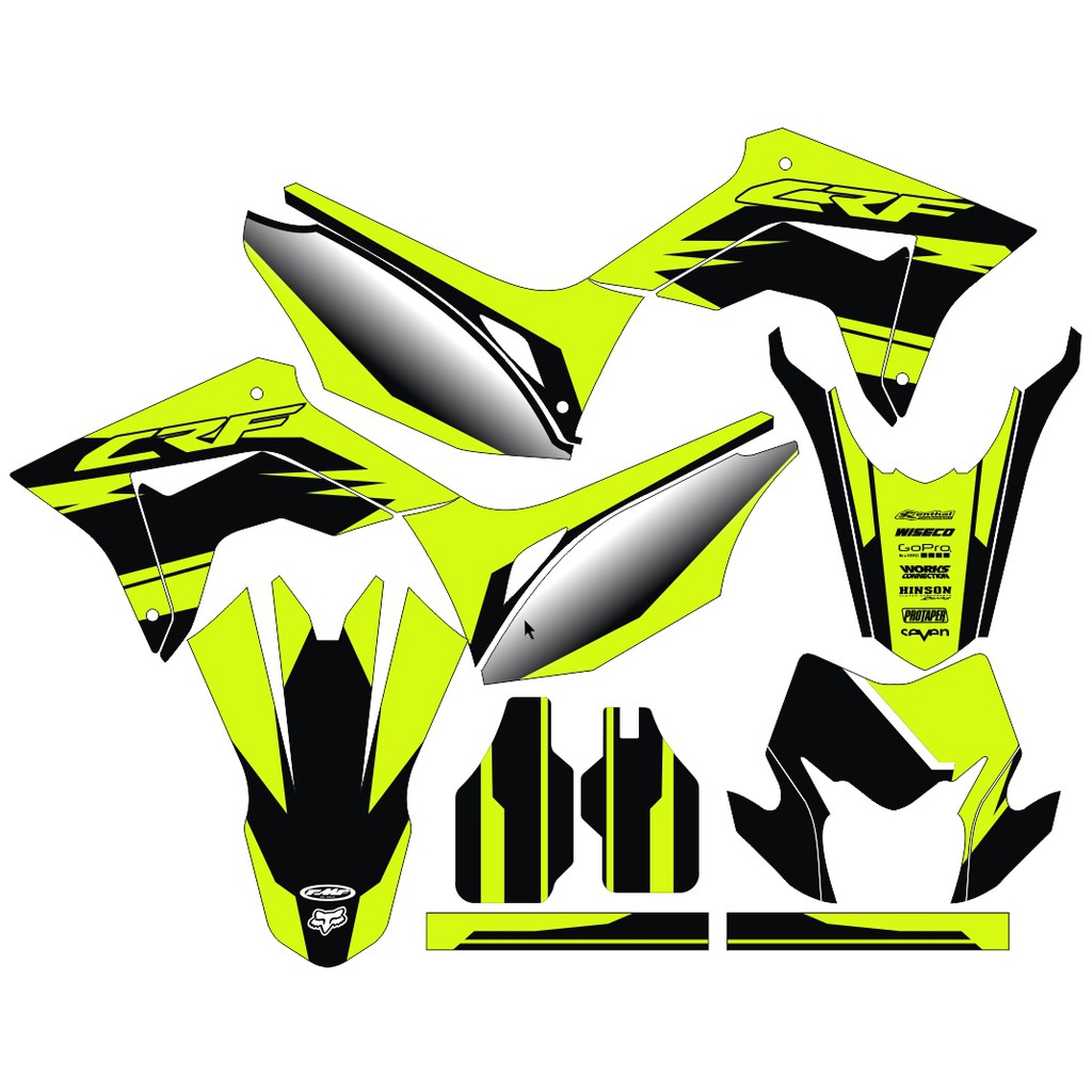 Sticker DECAL CRF 150 L Bisa Custom Stiker Honda CRF 150 L  (14)