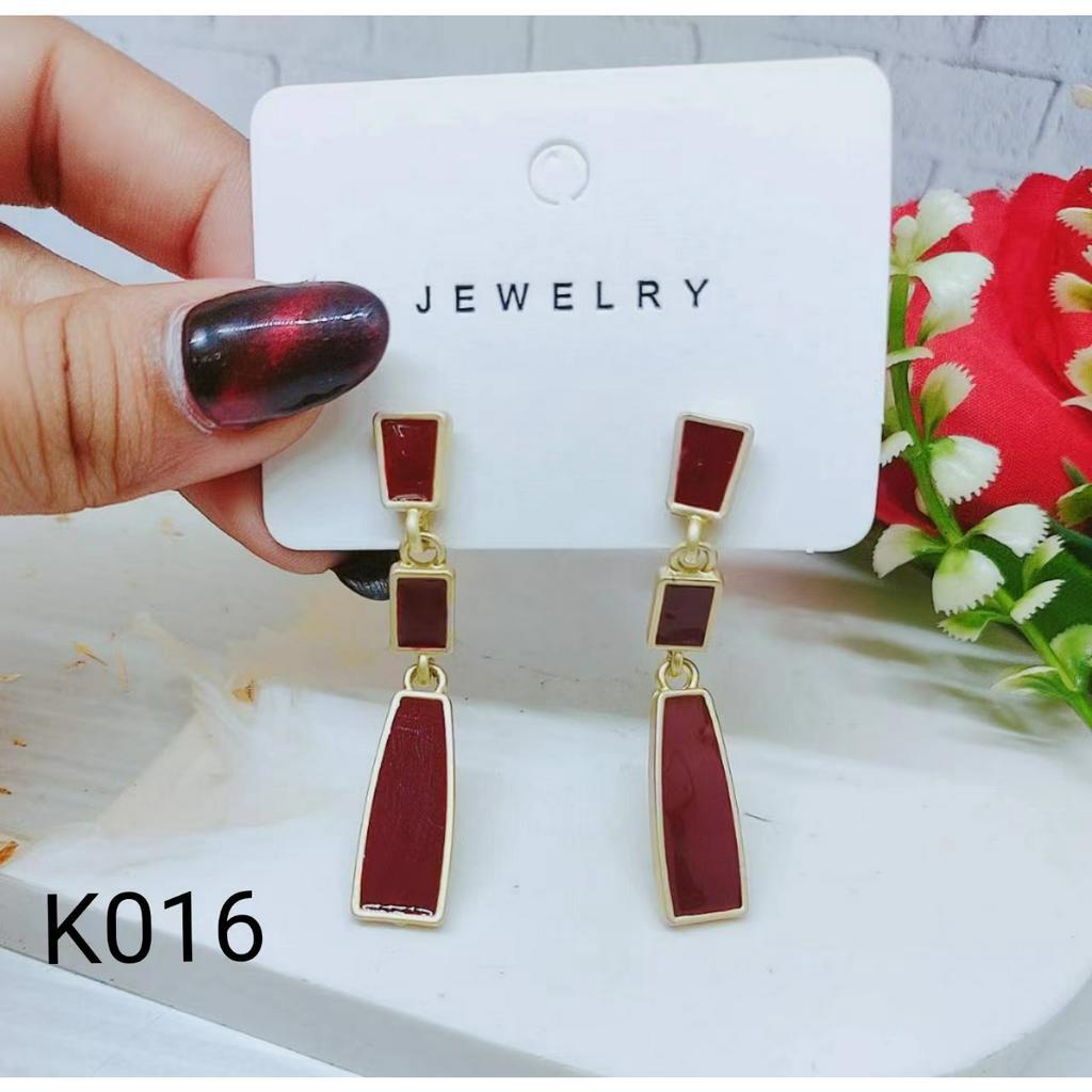 Anting Permata Cantik Perhiasan Fashion K016/K017