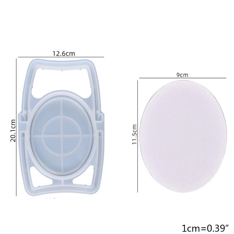 Siy Cetakan Resin Epoksi Bentuk Oval Bahan Silikon Untuk Kerajinan Tangan Diy