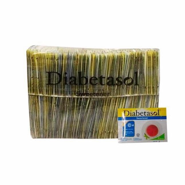 

Sweetener Diabetasol Sachet 200 Gula Original (Nol Kalori) 1 Pack
