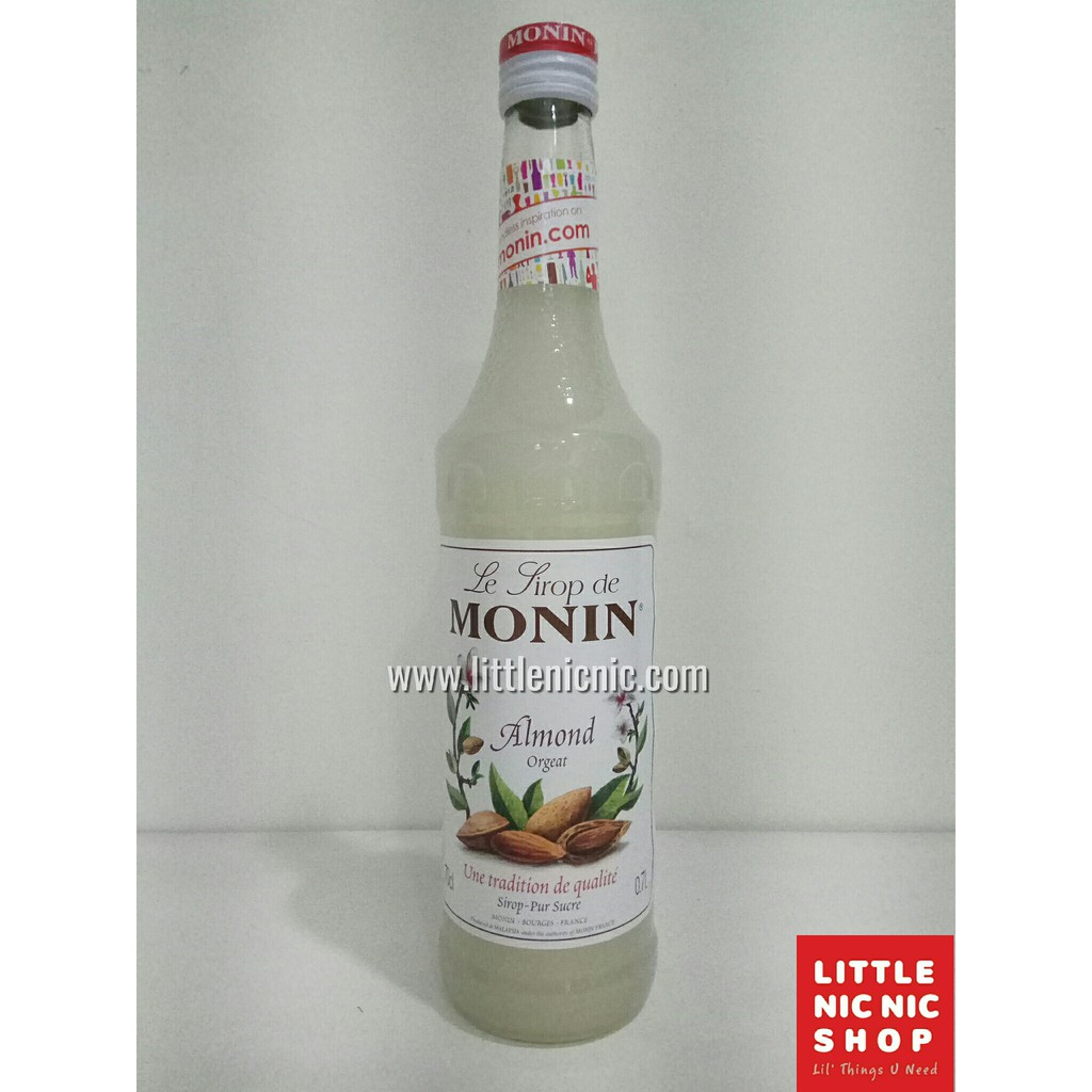 

Monin Almond syrup 700ml sirup rasa almon minuman cafe