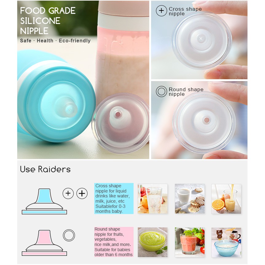 Babyqlo Tempat Makan Bayi / Baby Food Pouches