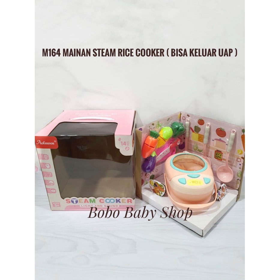 M164 Mainan Anak Rice Cooker Steam Cooker Penanak Nasi Buat Beras 168A