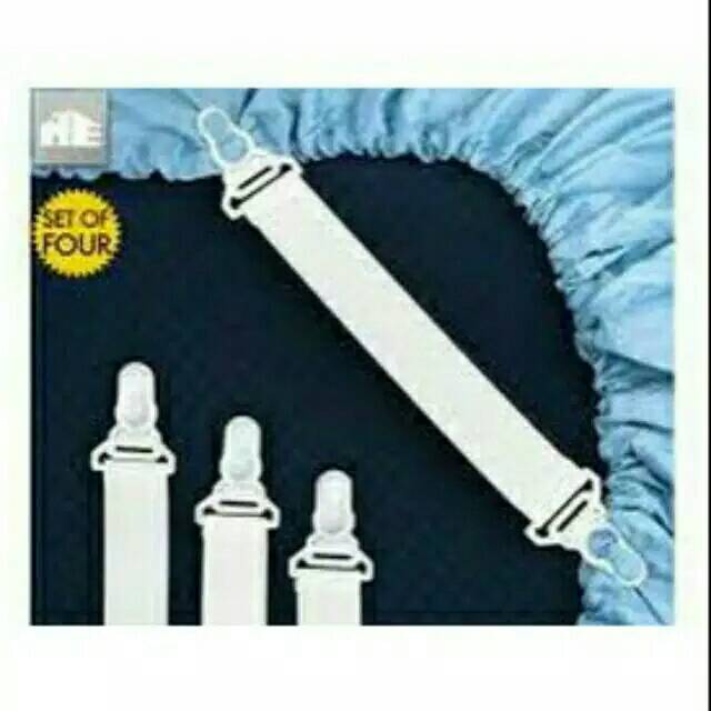 Jual Sheet grippers 4 pcs (Pengait ujung sprei) Shopee Indonesia