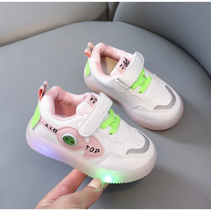 babyfit TOP LOVE sepatu sneakers anak sepatu led lampu import gs-0602r