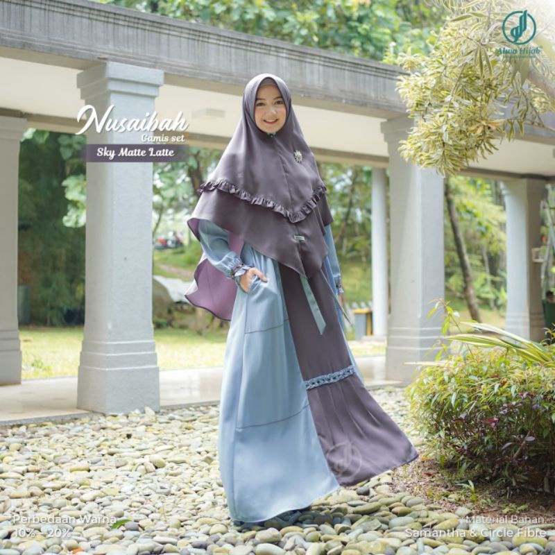 Gamis Nusaibah Set Ori by Alwa Hijab