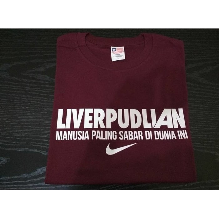 KAos Tshirt Baju Combed 30S Distro Liverpudlian Liverpool The Reds