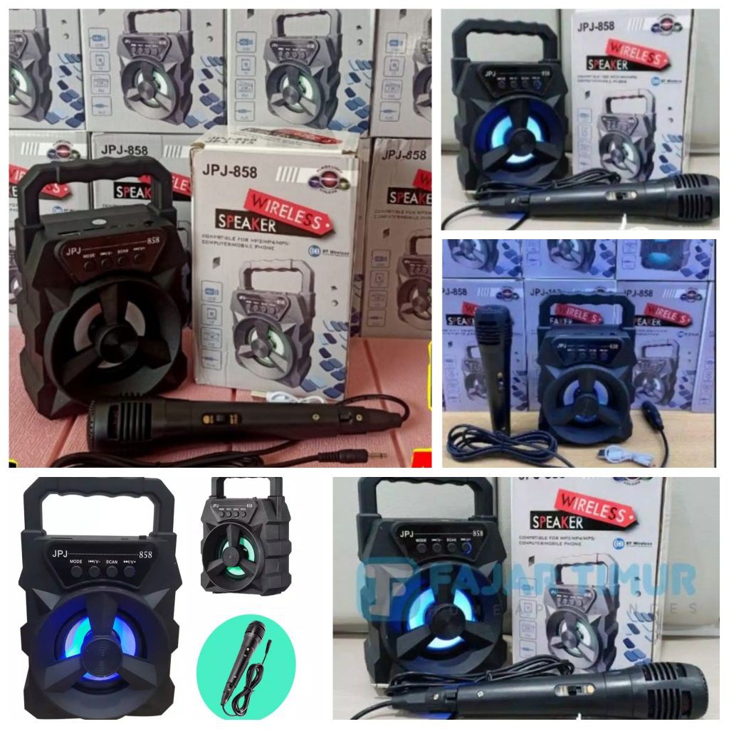 SPEAKER BLUETOOTH JPJ-858 & KDS-1886 + MIC