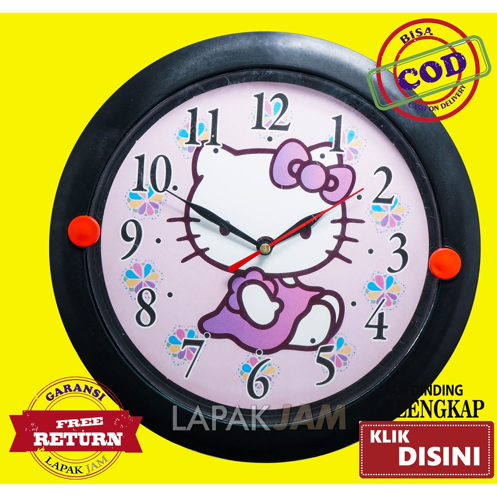  Jam  Dinding  Esa 726 Karakter Anak  Diameter 25 5 cm Best 