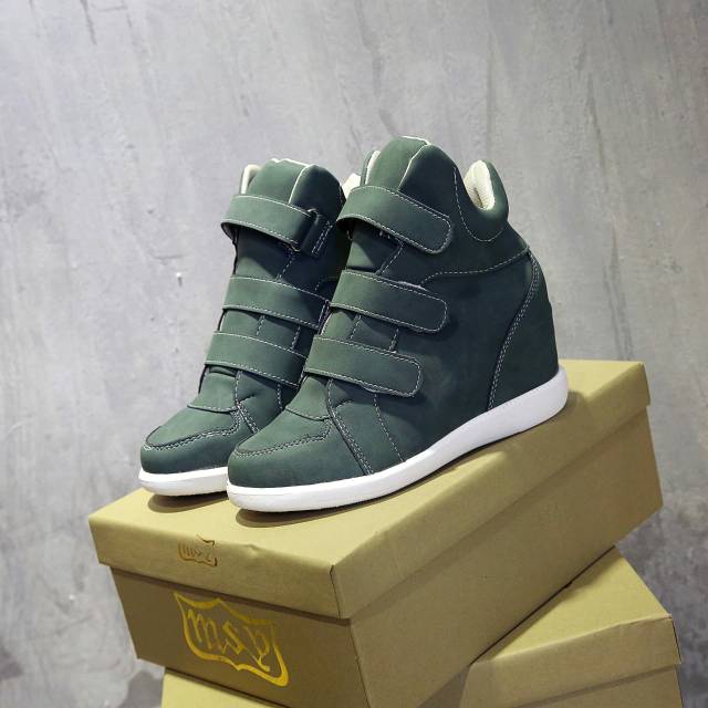 Sneakers Wedges/ angkle Boots/ sneakers wanita/ seaptu boots karina