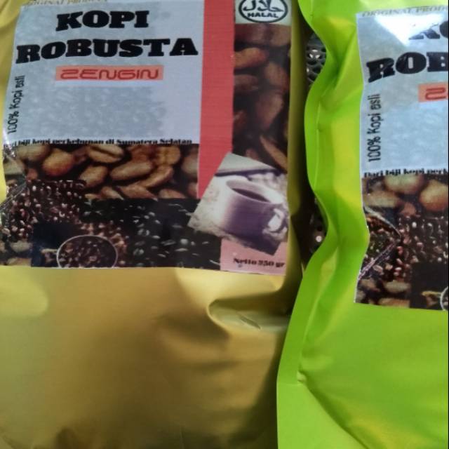 

kopi bubuk robusta zengin