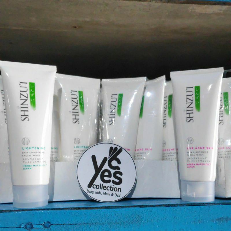Shinzui facial wash 80ml anti acne sinzui shinzu'i skin lightening sabun cuci muka wajah matsu Kulit Normal berminyak Jerawat Berjerawat