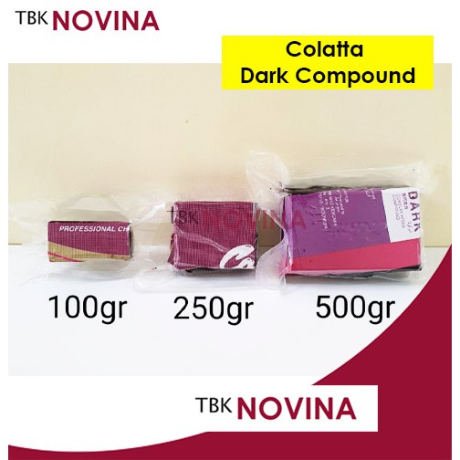 COLATTA DARK COMPOUND / DARK COKLAT / DARK CHOCOLATTE / COKLAT BATANG BROWNIES BROWNIS