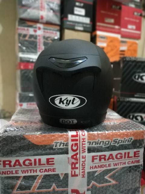 HELM KYT K2RIDER BLACK DOFF DOUBLE VISOR HELM TOURING DOBEL VISOR KYT K2 RIDER HITAM DOFF HELM HJC-4